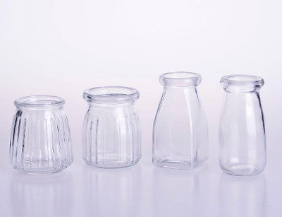 Yogurt Pudding Glass Jar Bottle