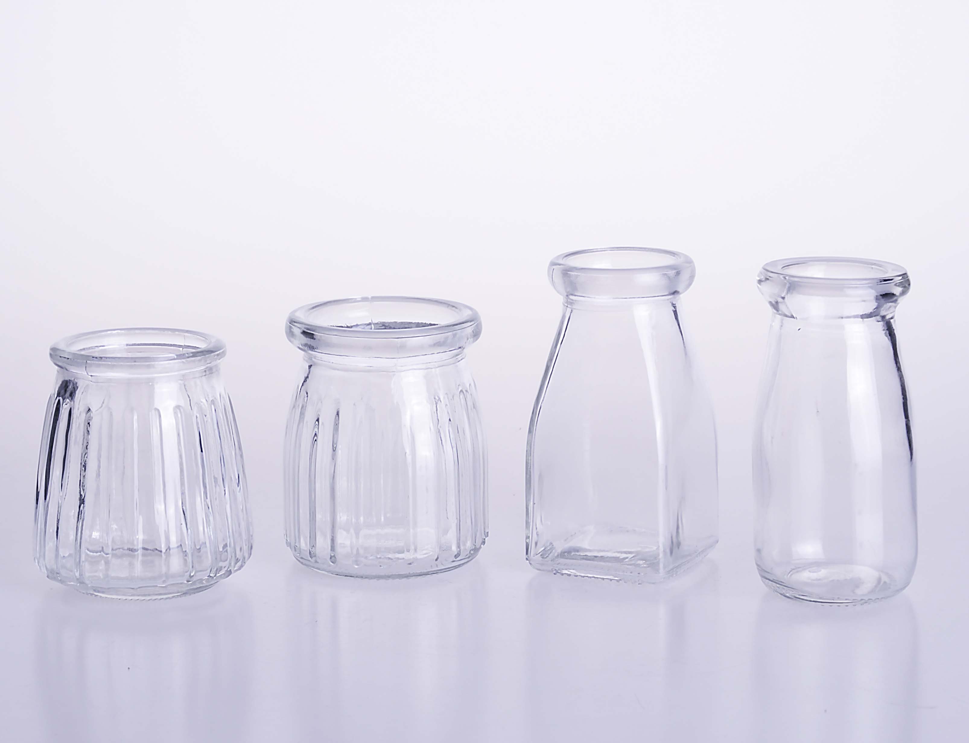 Yogurt Pudding Glass Jar Bottle