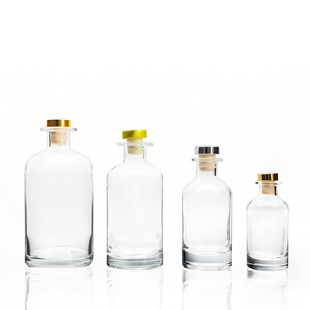 50ml 100ml 150ml 250ml Potbelly Glass Perfume Bottle with Cork