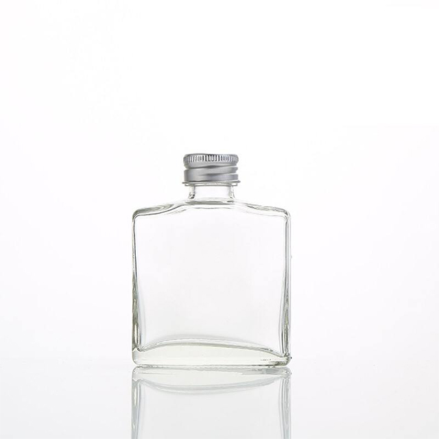 50ml 100ml Glass Drinking Juice Wine Coffee Bottle with Airtight Lid