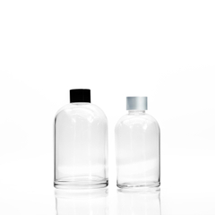 100ml 150ml 200ml 220ml Clear Cylindrical Glass Aromatherapy Oil Bottle