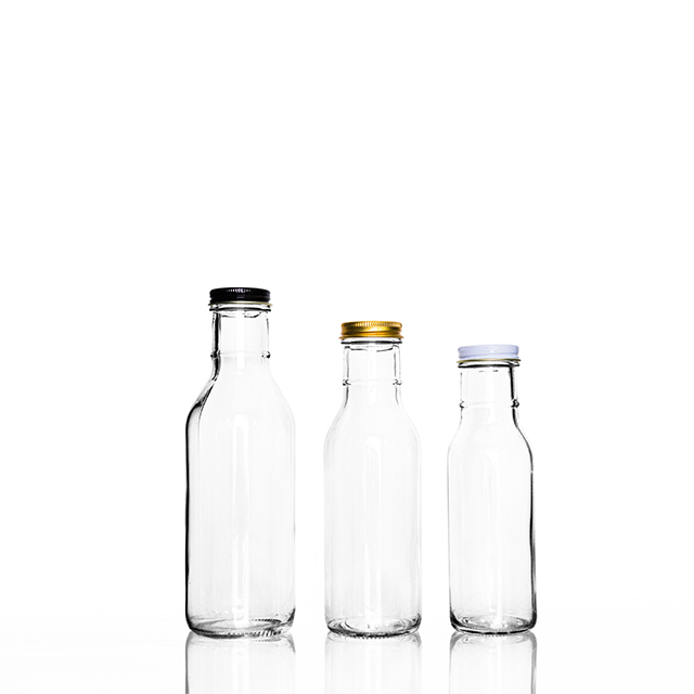 250ml 350ml 500ml Glass Juice Soda Drink Bottle with Tinplate Lid