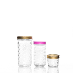 300ml 500ml 650ml Sealed Glass Food Storage Jar with Lid